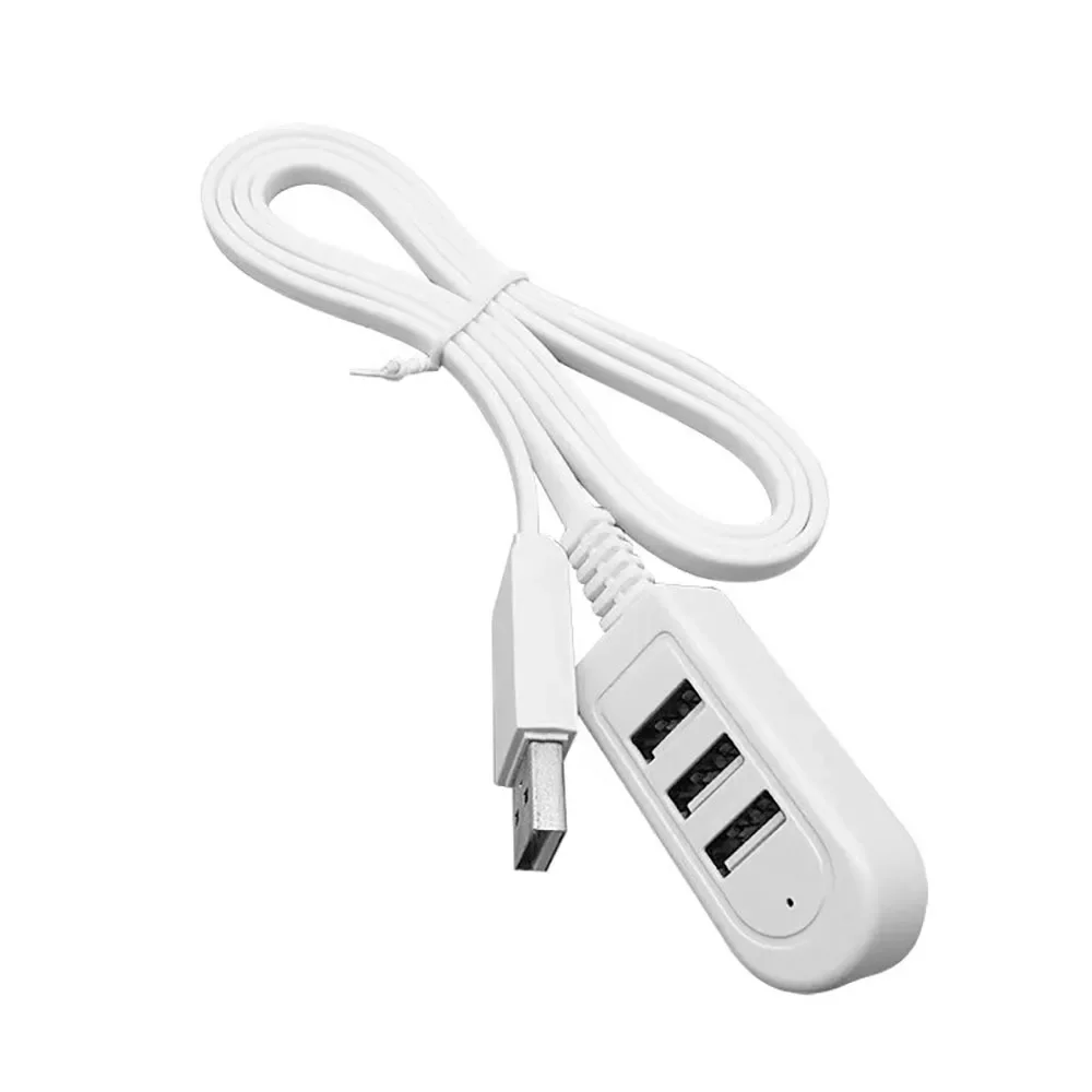 Multi-Port USB Data Cable 3 Ports USB Splitter 3A Charger Converter Charging Extension Cable Digital Expansion Hub Adapter