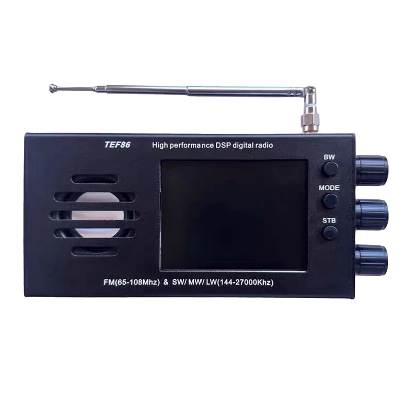 NEW TEF86 High Performance DSP Digital Radio Radio 65-108MHz FM and 144-27000KHz SW/MW/LW with 3.2-Inch LCD Display