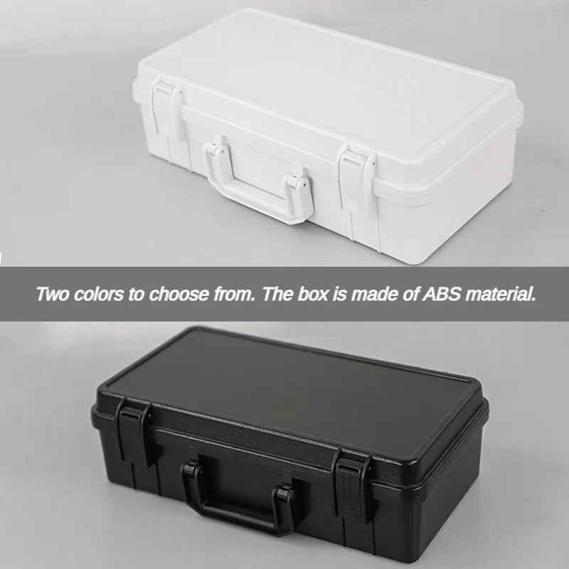 ABS Multifunctional Tool Box Storage Organizer Shockproof Hard Case Tool Box Storage System Professional Accessories Sponge