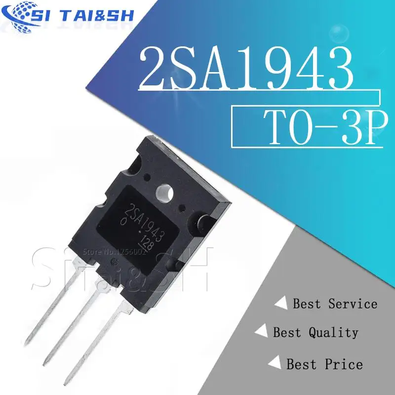 6pcs/lot 2SA1943 2SC5200 =3pair ( 3pcs C5200 + 3pcs A1943 ) TO-3P High power amplifier tube