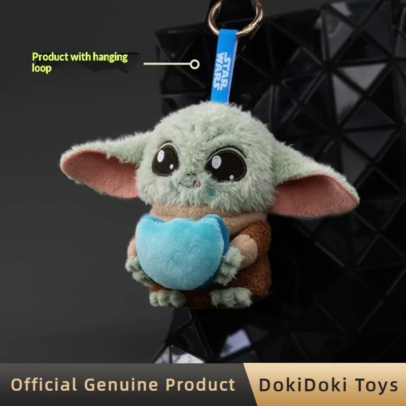 Authentique Star Wars Grogu Full Belly Planet Series Porte-clés en peluche Boîte mystère Jouets de collection tendance Pendentif de sac Poupée Boîte surprise Cadeau