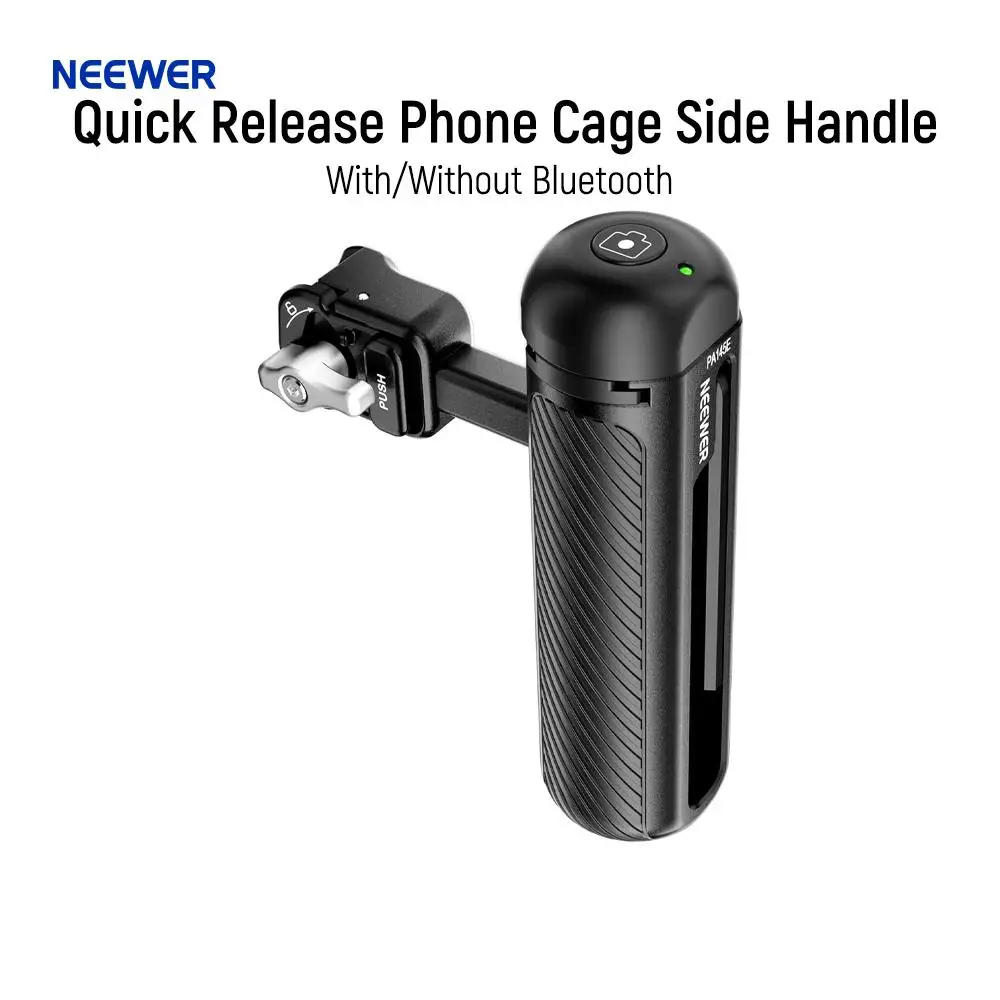 Быстросъемная боковая ручка NEEWER Bluetooth для iPhone 16 Pro/16 Pro Max Xiaomi 15 Ultra Galaxy S25 Ultra, клетка для телефона