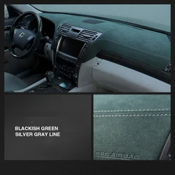 Car Dashboard Covers in Alcantara for For Lexus LS 460L 2010 Shade Cushion Pad Carpet Accessories Car Decor