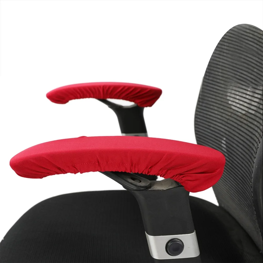 2pcs Elastic Stretchable Armrest Covers Removable Breathable Arm Rest Slipcovers Chemical Fiber Universal Wheelchair Arm Rest