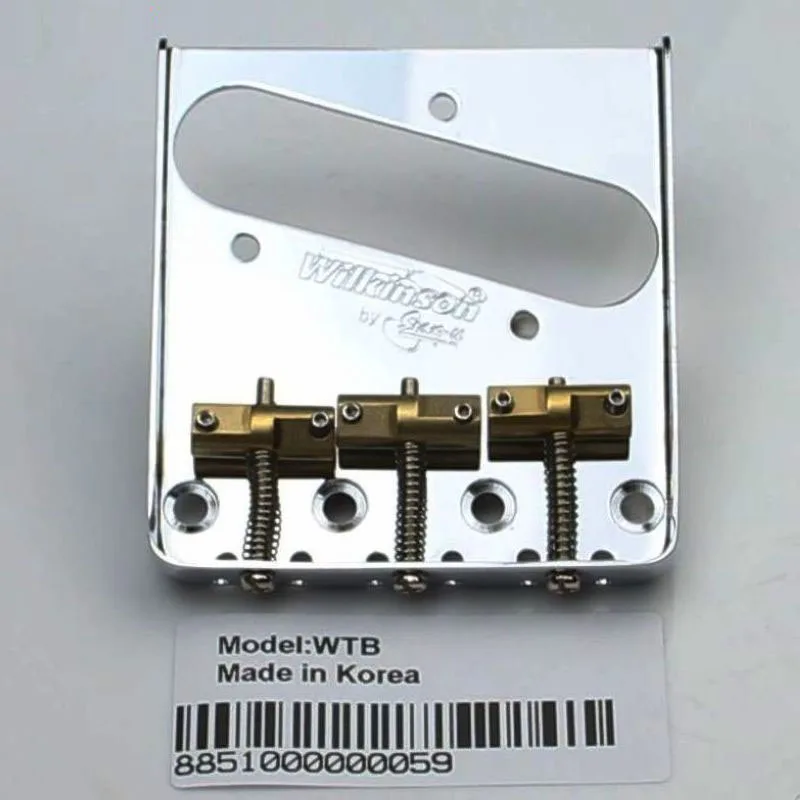 Jembatan Wilkinson WTB BARU Untuk Gitar TL Dengan Sadel Kuningan