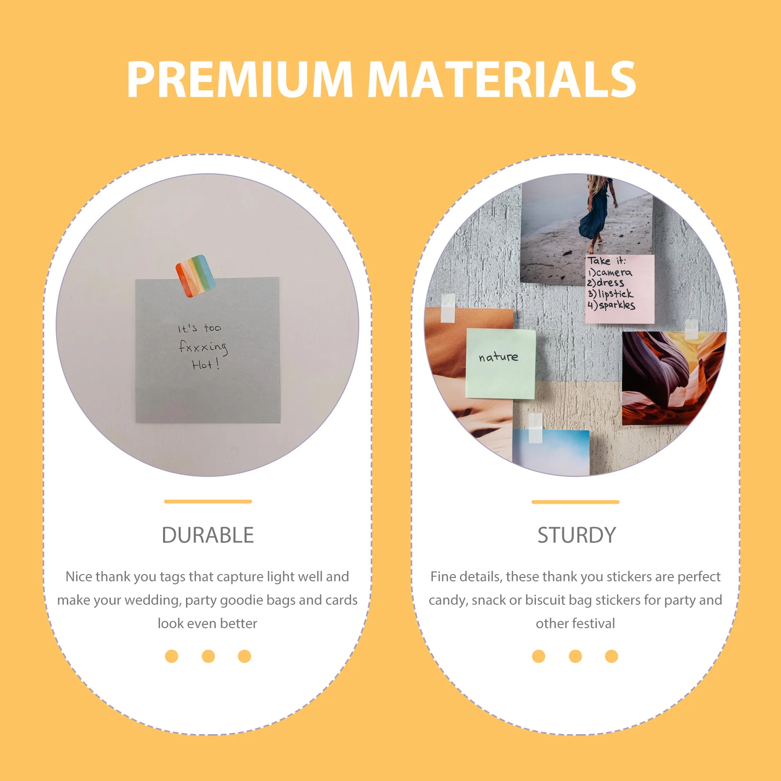 

500Pcs Thank You Stickers Self-Adhesive Gift Sealing Stickers Food Bag Sealing Decals Birthday Party Decoration