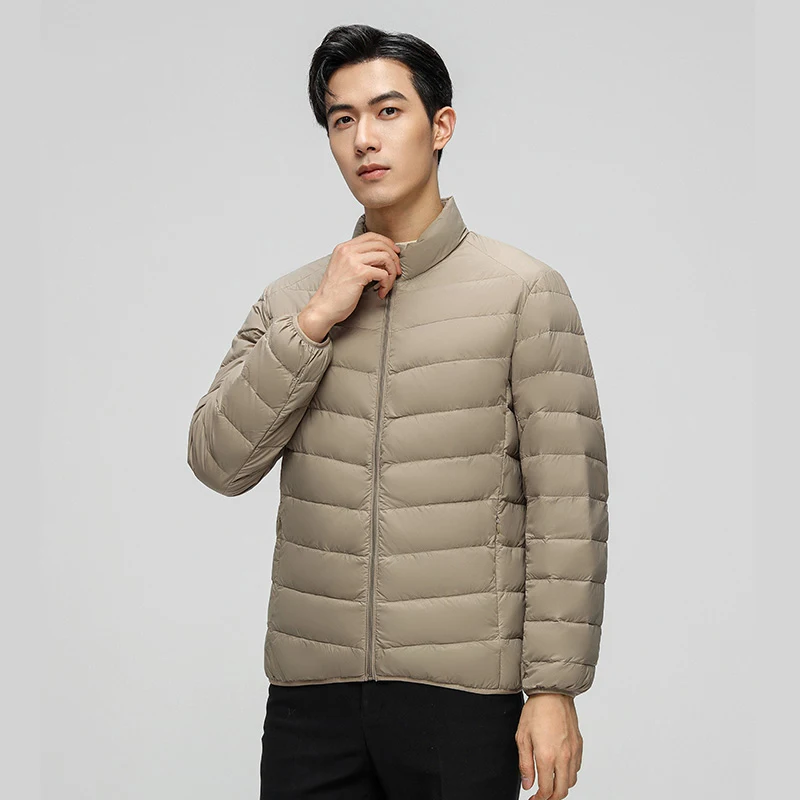 Shascullfites Melody Winter Down Jacket Men's Fashion Warm Slim Coat Down Jacket Men's Coat Short Down Jacket