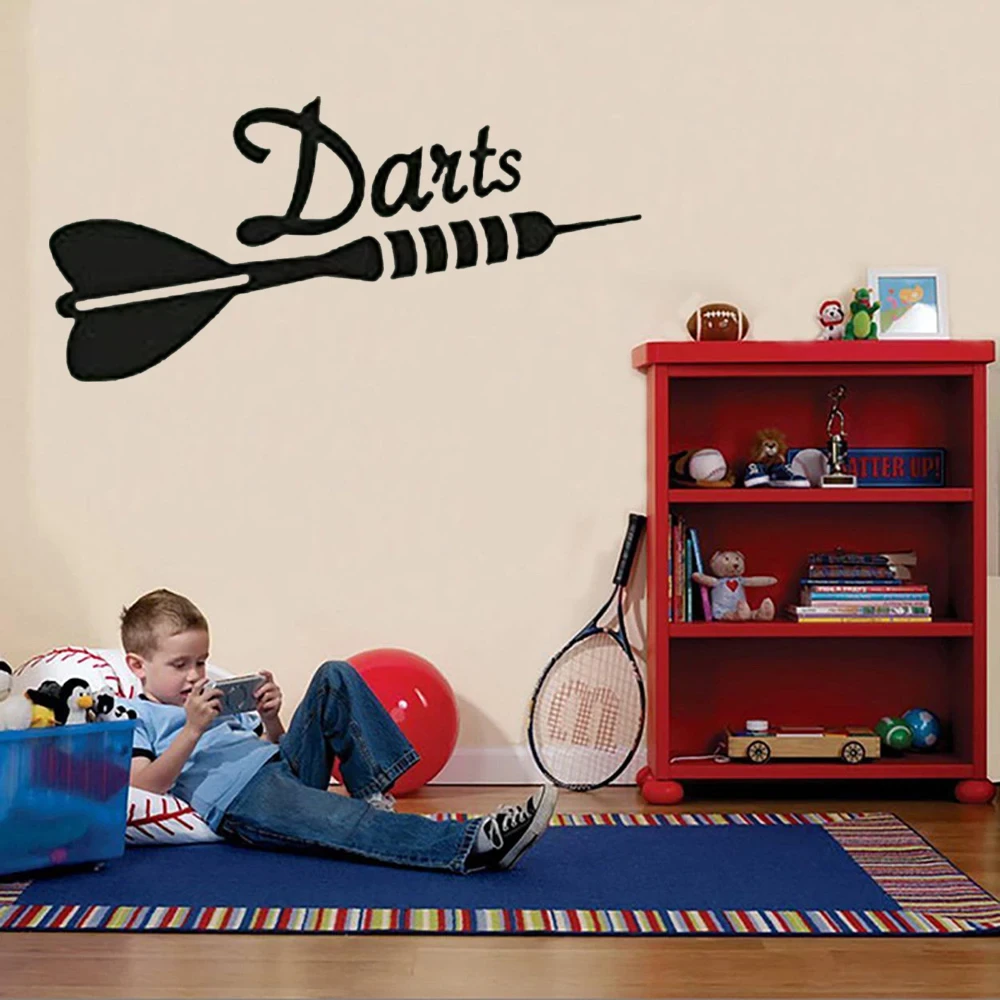 Board Game Quote - Wall Vinyl Stickers Darts Sport Target