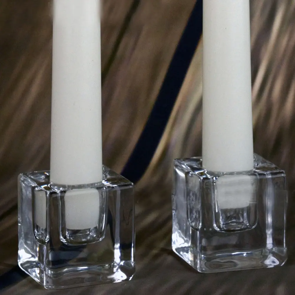 2Pcs Holder Taper Candlestick Holder for Wedding Party Home Decoration Romantic Atmosphere