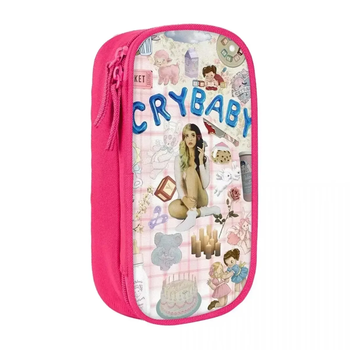 

Melanie Martinez Singer Pencil Case Creative Music Pen Bag Girl Boy Big Capacity Office Gift Pencilcases