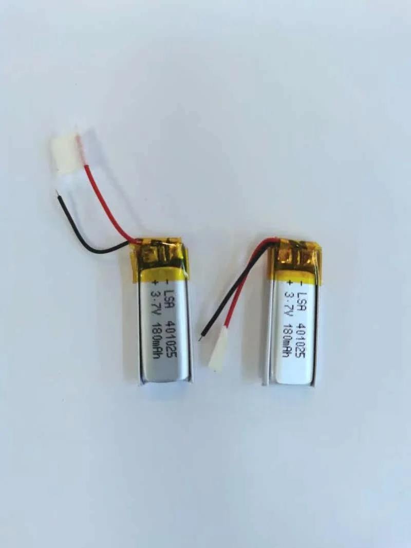 3.7V Lithium Polymer Battery 401025 100mAh for Wireless Bluetooth Earbuds, Selfie Sticks, Stylus Pens, and Voice Recorders