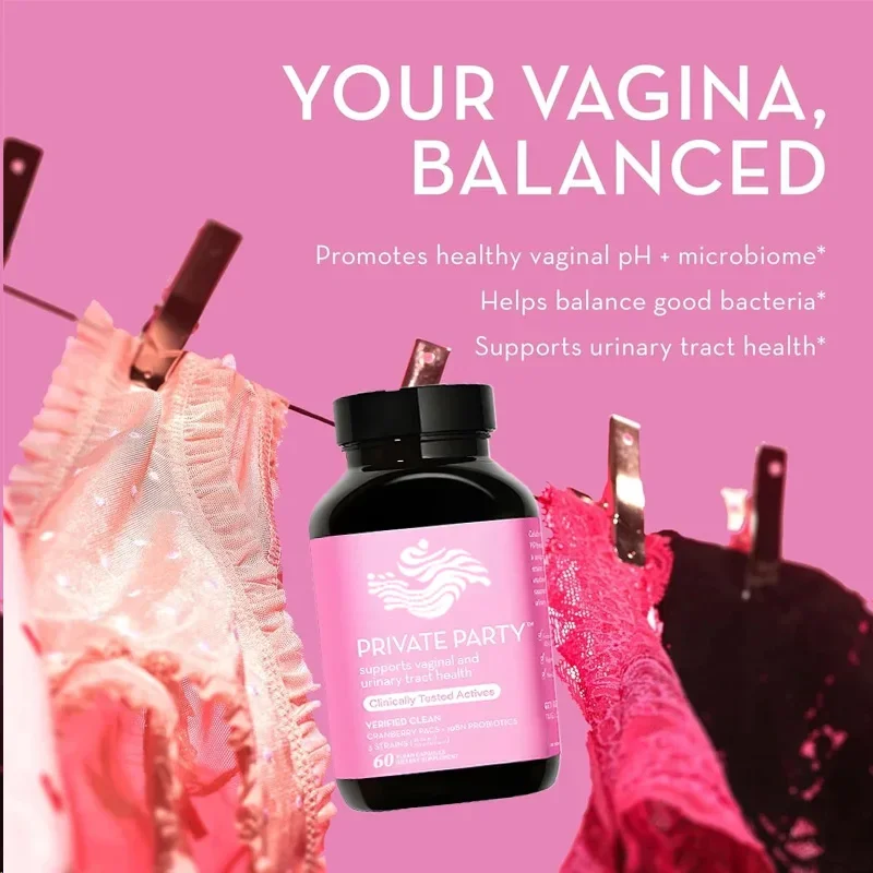 

Женские пробиотики Ph Balance — смесь родинок и лактобациллов способствует здоровью запахов и флоры, 60 капсул