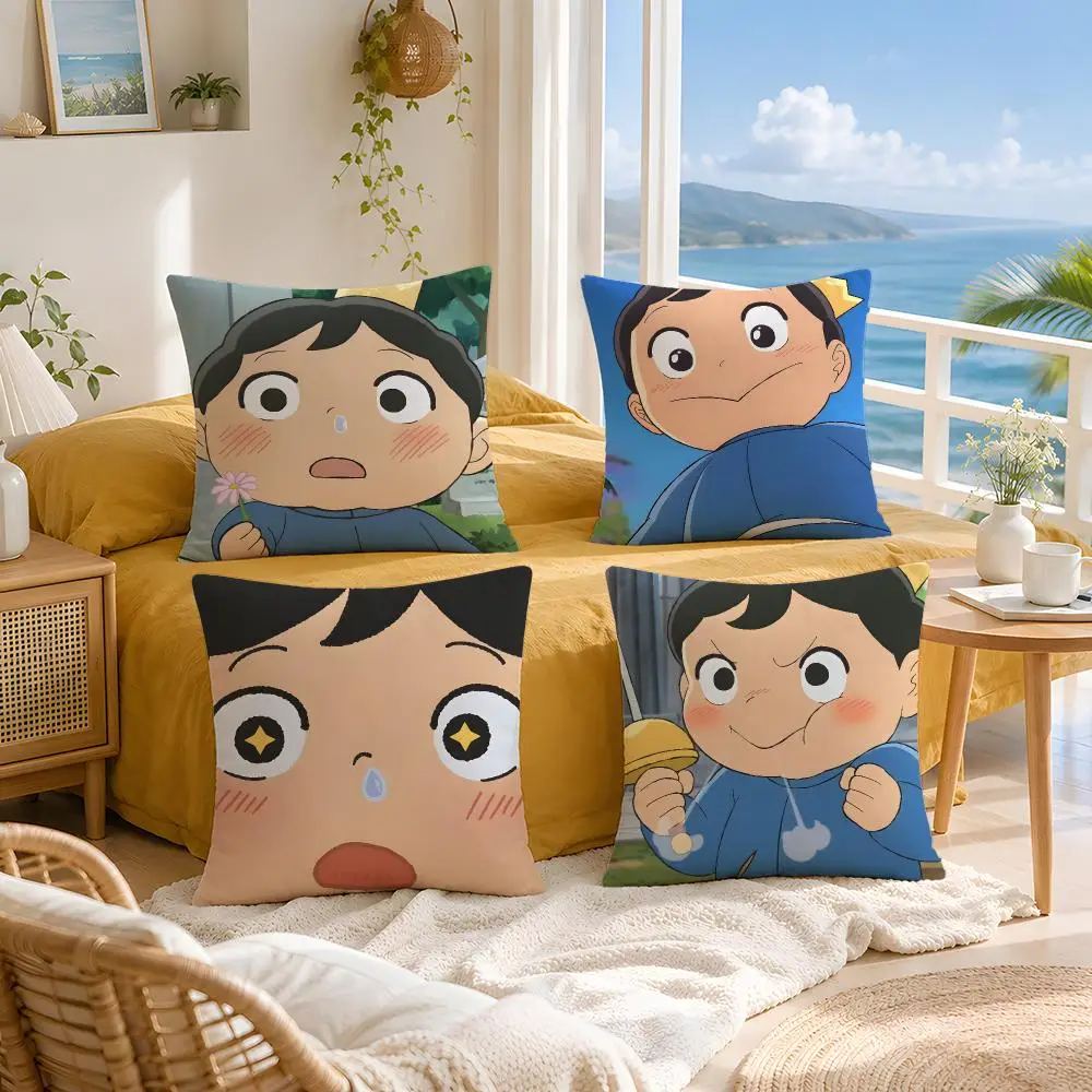 Anime Ranking of Kings Cushion Cover Throw Pillow Short Plush Fresh Natural Cushion for Living Room Sofa Ornament Present Gift