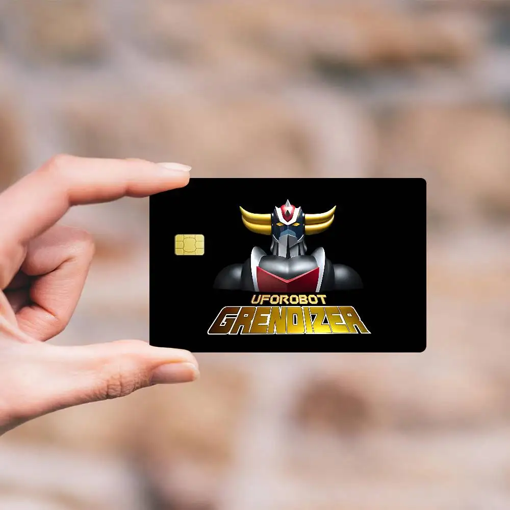UFO ROBO GRENDIZER GOLDORAK Anmie Sticker Film Skin Cover For Credit Card Debit Bank Card Front