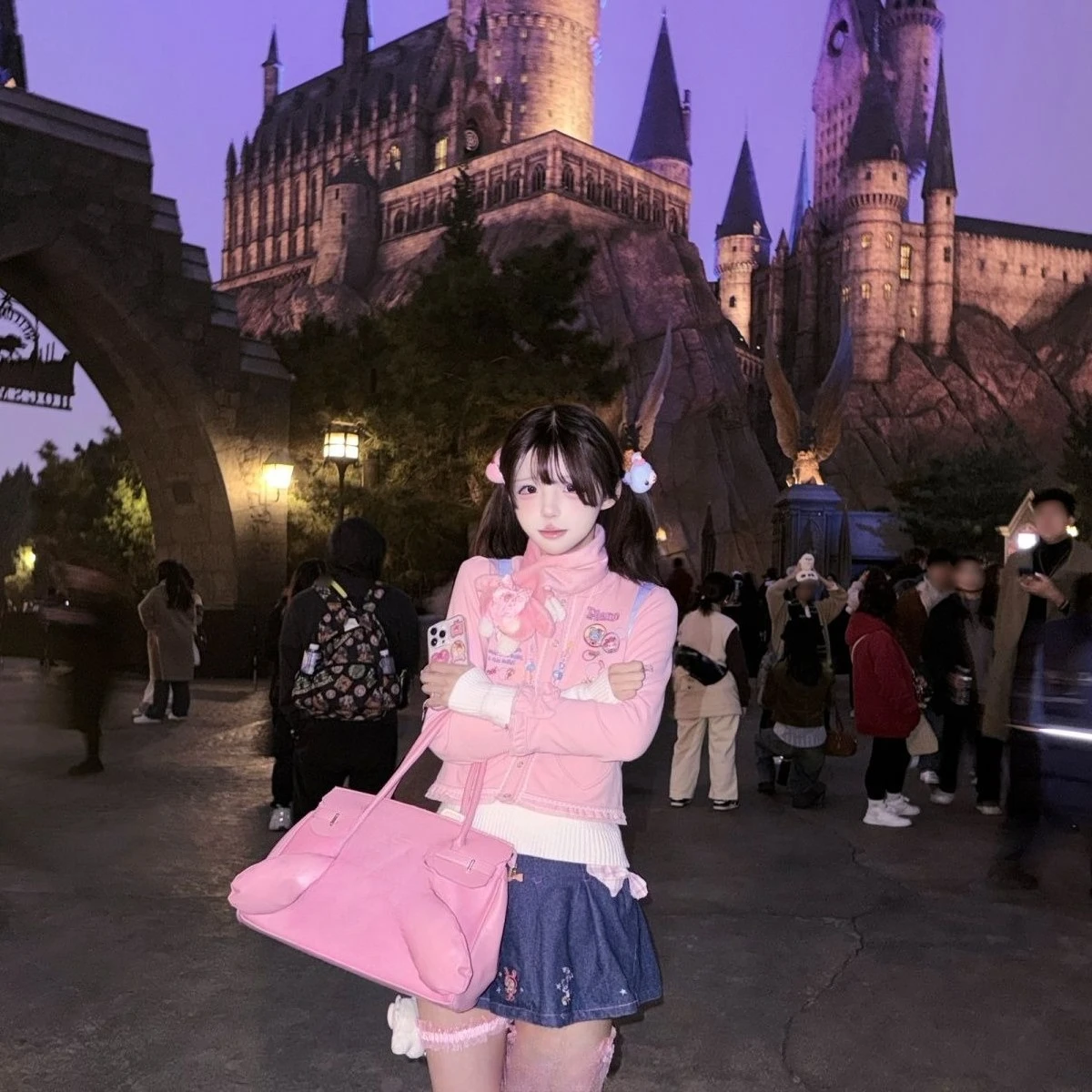 

Japanese Cartoon Mezzo Embroidery Daughter Clothing Jojifuku Sweet Girl Jackets Spring All Match Cute Long-sleeved Coat Y2k Top