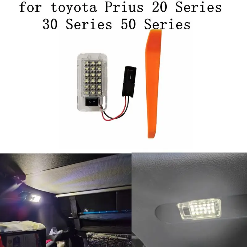 1Pcs Car LED Signal Light Trunk Lamp Luggage Compartment Lights White Bulbs for toyota Prius 20 Series 30 Series ZVW30 50 Serie