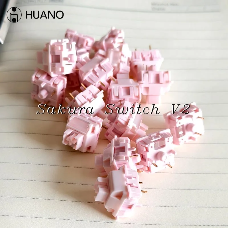 HUANO Sakura V2 スイッチ 5ピン 35g リニア ホットスワップ RGB