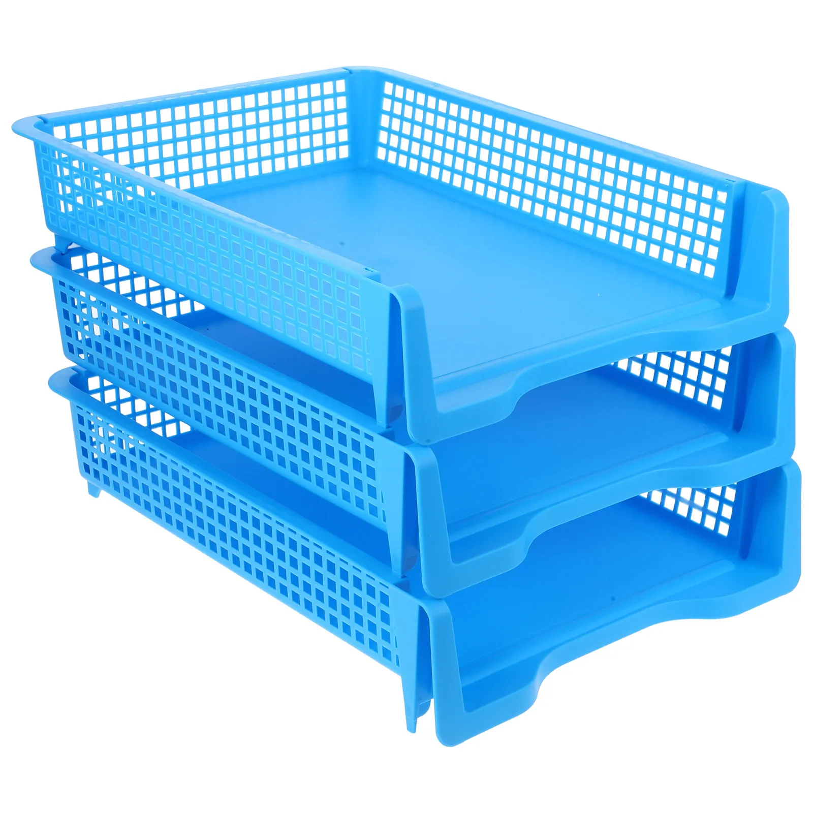 

File Basket Paper Tray Organizer for Desk Material Plastic Trays Classroom Office