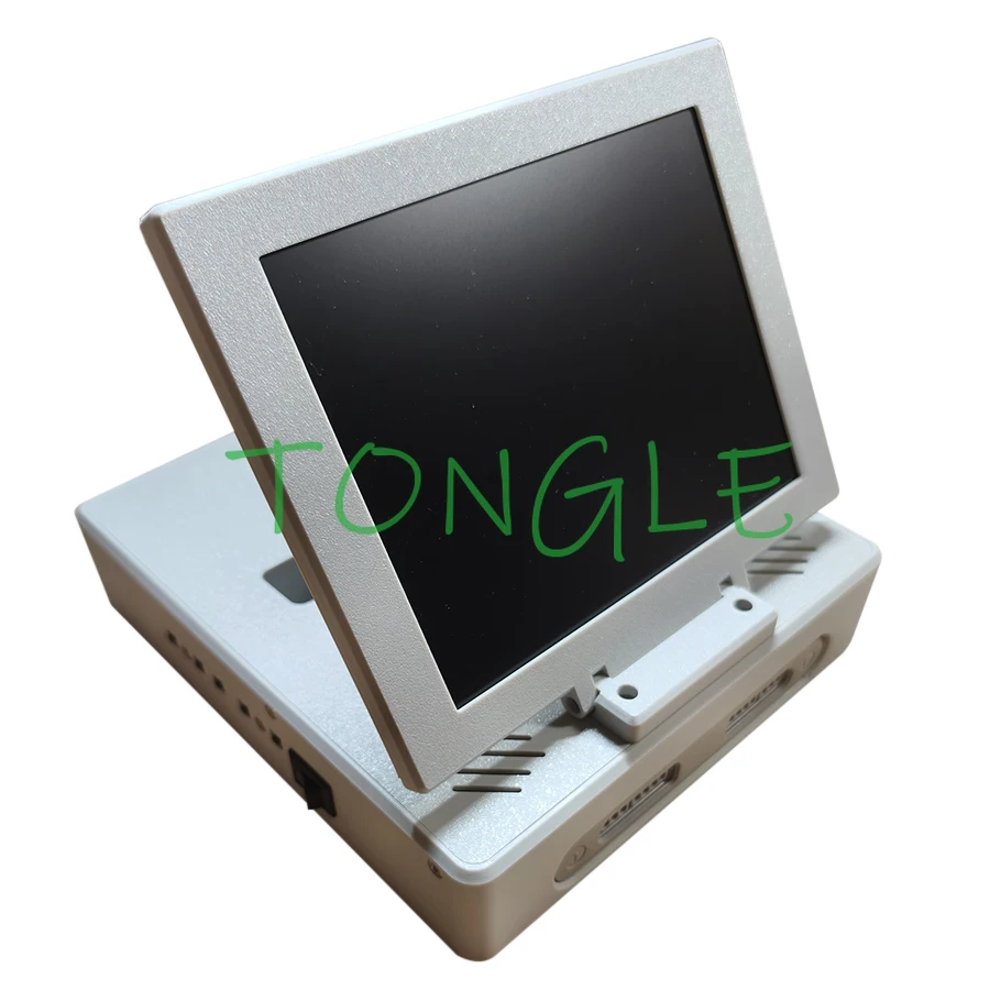 

New DIY All-in-one SFC / SNES Game Console, 3D Print, with 8 Inch 4:3 LCD Monitor, built-in speakers, Support Dual-screen Mode