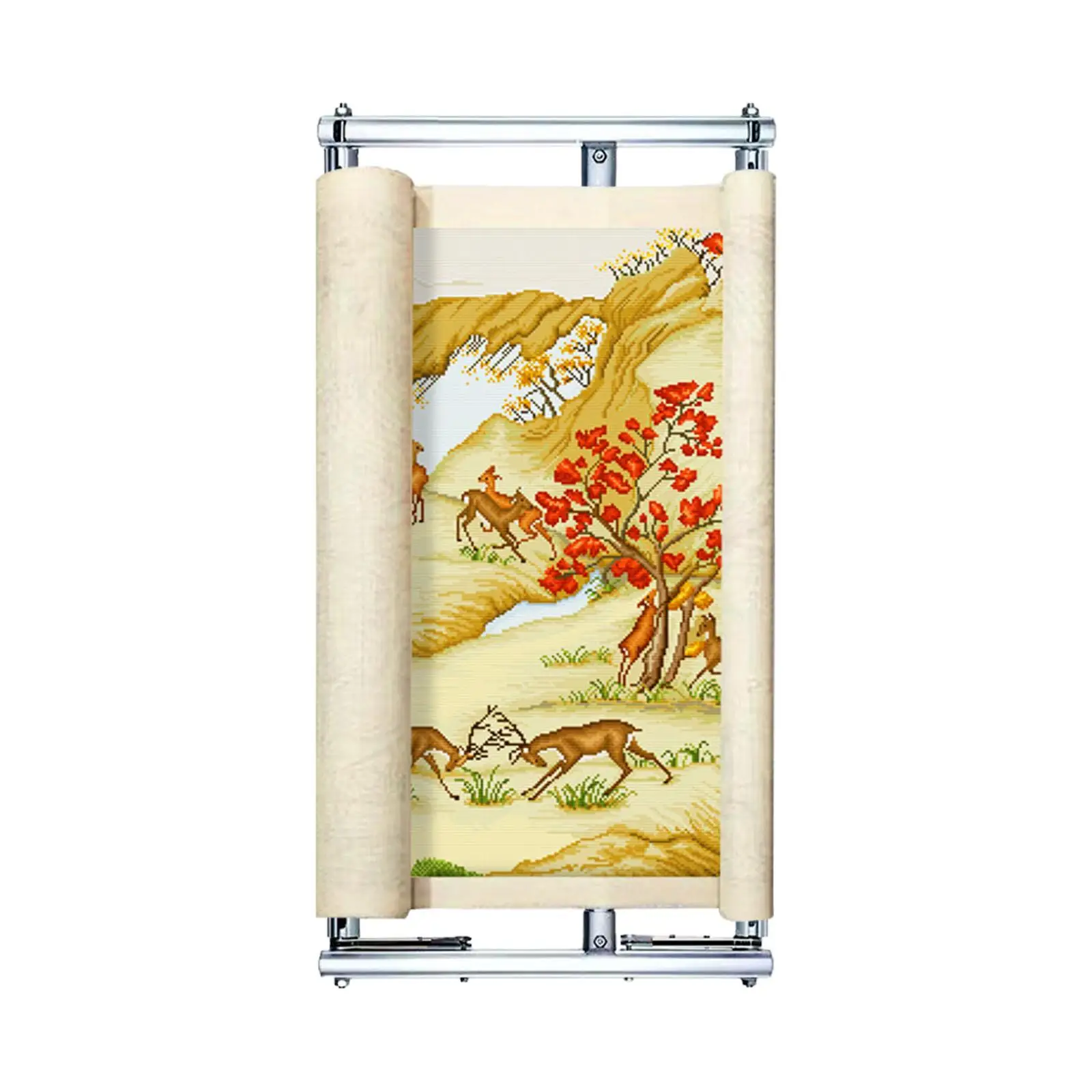 Cross Stitch Stand Household Solid Cross Stitch Scroll Frame Tapestry Frame