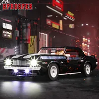 Hprosper 5V LED Light for 10304 Icons Chevrolet Camaro Z28 Decorative Lamp With Battery Box (Not Include Lego Building Blocks)