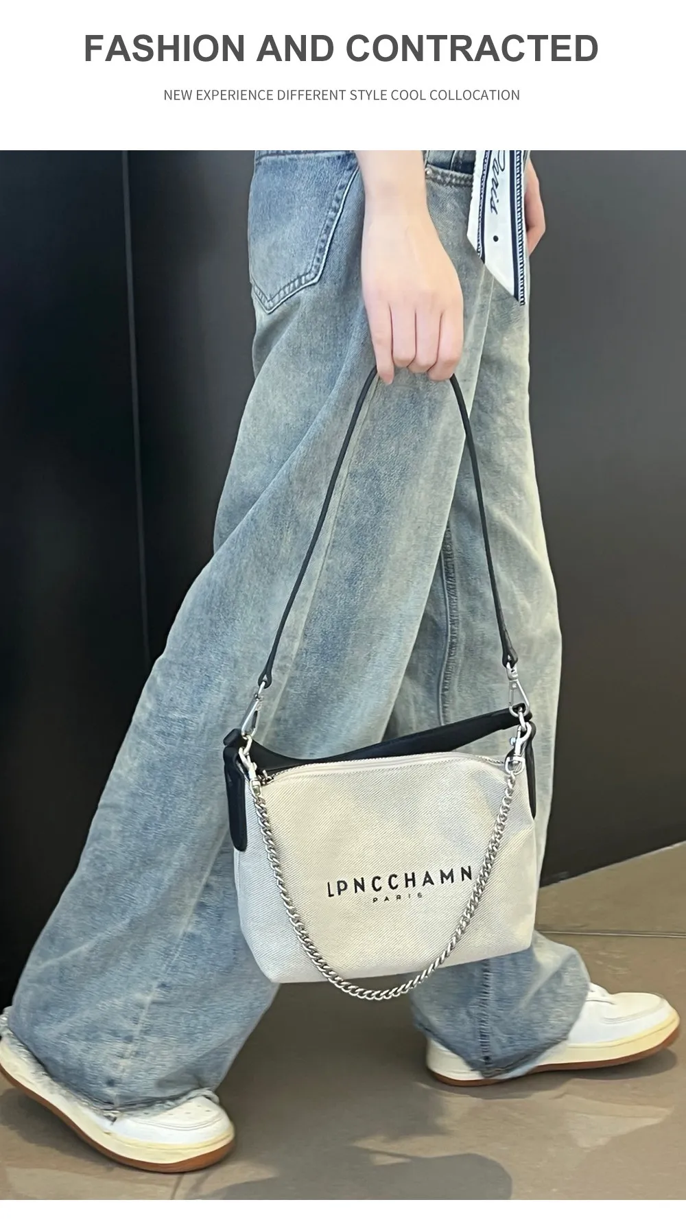 Bag Chain Strap Insert For Canvas Lunch Box Bag Durable Fashion Good Quality Bag Modification Bag Accessories