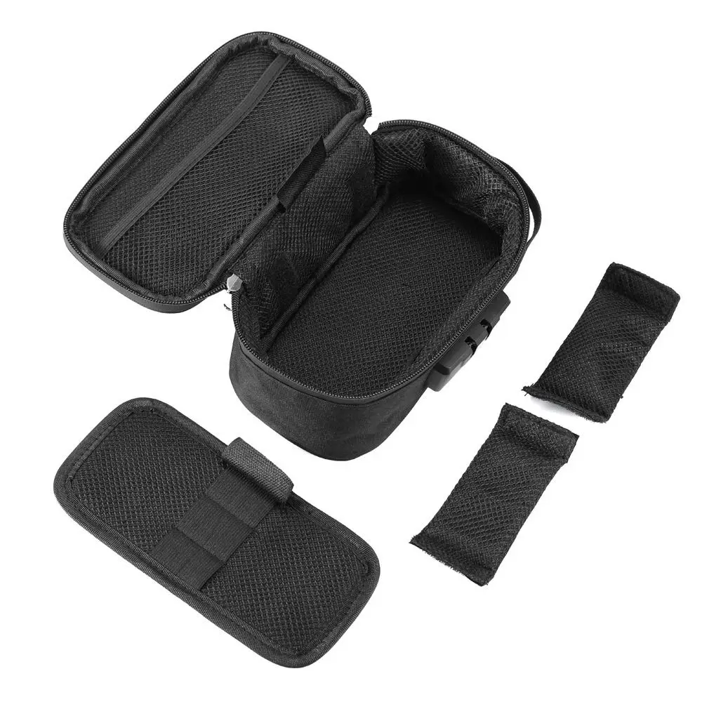 قفل مجمع رائحة برهان حقيبة مقاوم للماء السلس سستة عديم الرائحة حقيبة للتخزين كتل المحمولة خارج رائحة كبيرة رائحة برهان الحقيبة