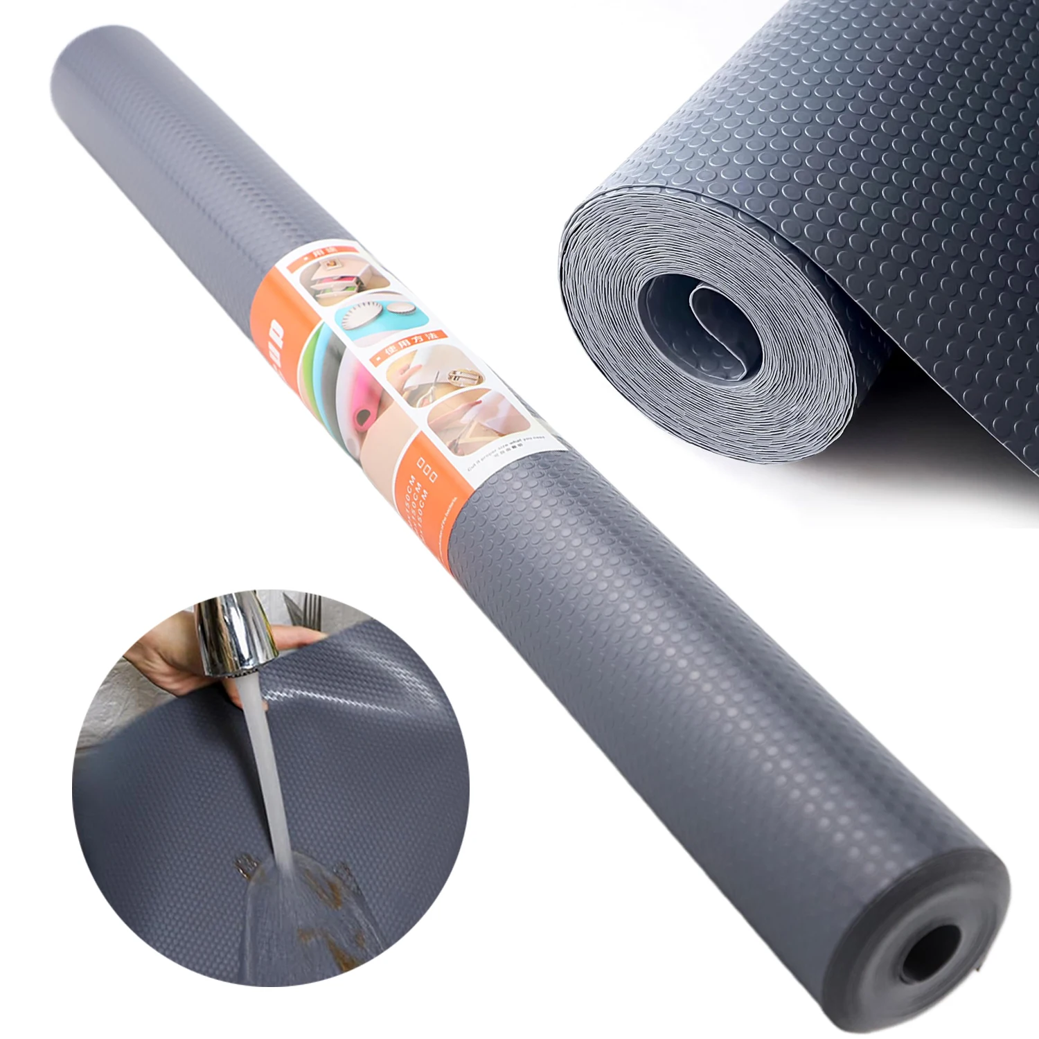 Revêtement de tiroir et de placard 60x600cm – Antidérapant, imperméable, résistant à l'usure – Facile à découper sur mesure – Matériau EVA – Parfait p