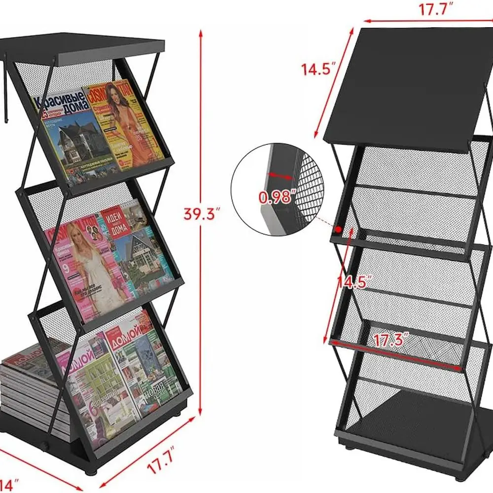 Collapsible Brochure Stand for Trade Shows and Office Use