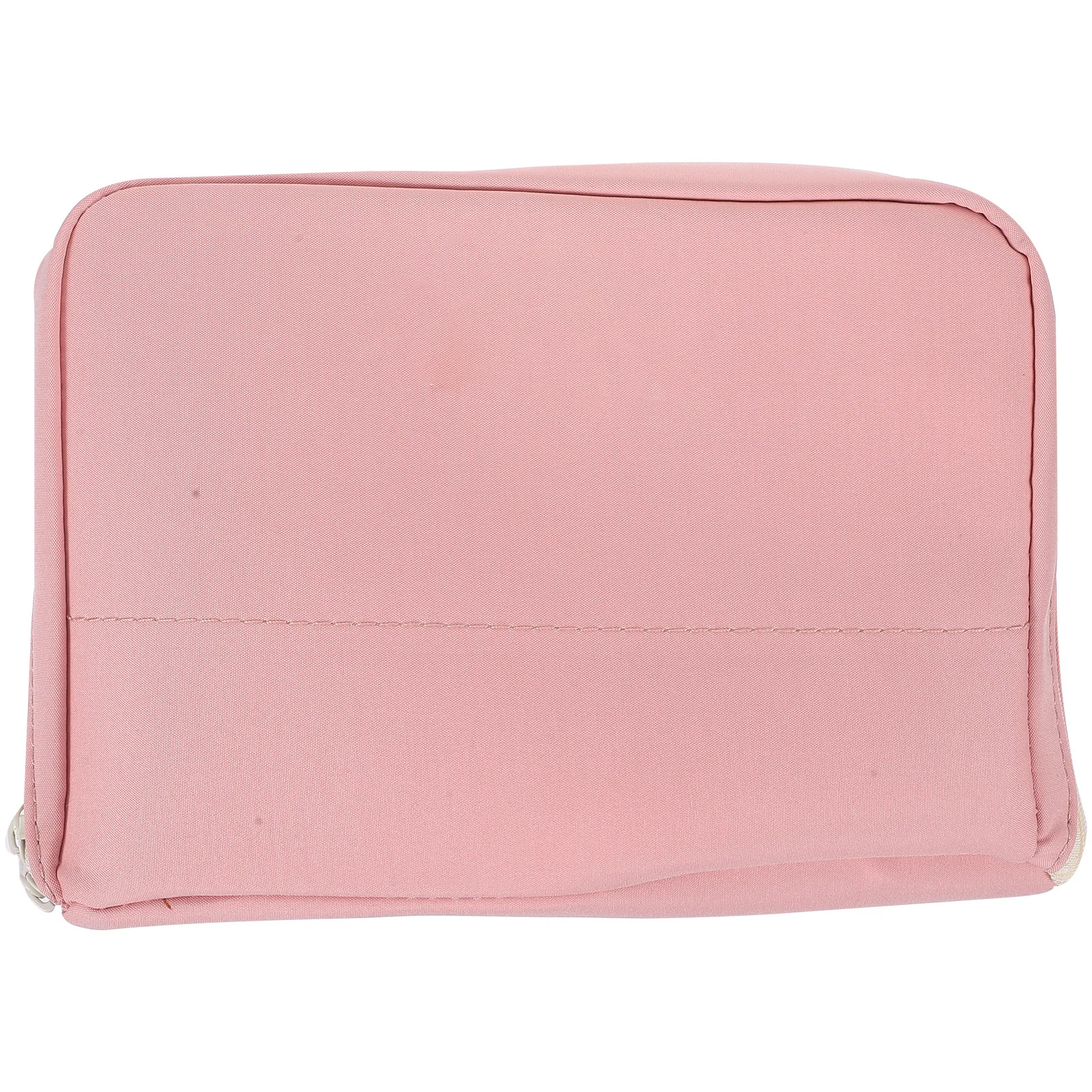 

Creative Pencil Bag Canvas Zipper Lightweight Pen Storage Pouch Travel Makeup Brush Holder Large Capacity Stationery Organizer