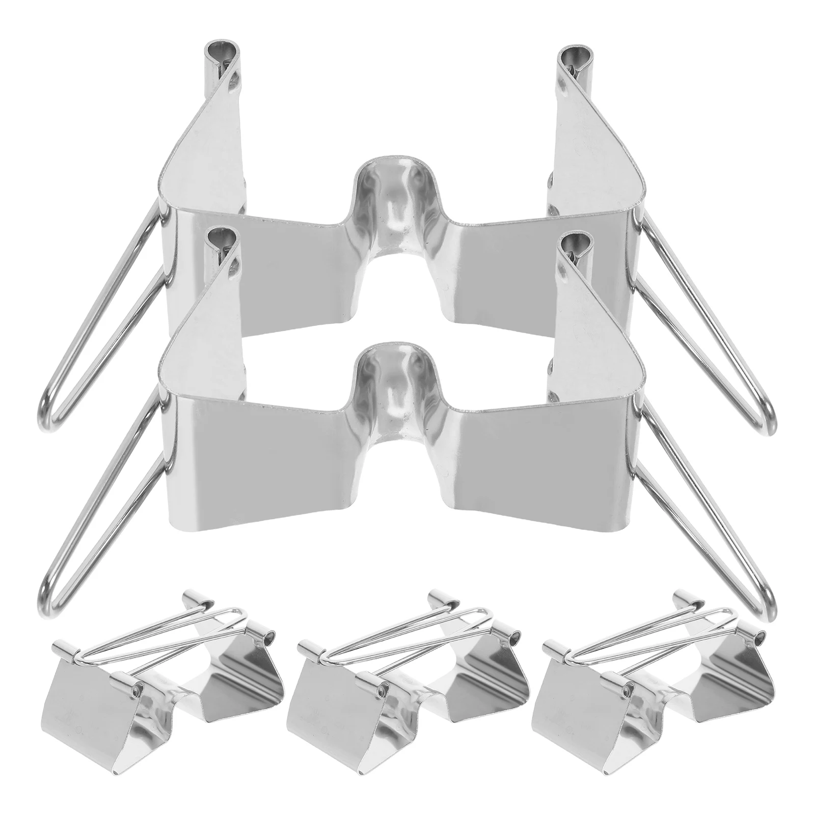 

5pcs Stainless Steel Oil Canvas Clips Holder Wet Canvas Carrier Art Supplies Painting Clamps Metal Frame Separating
