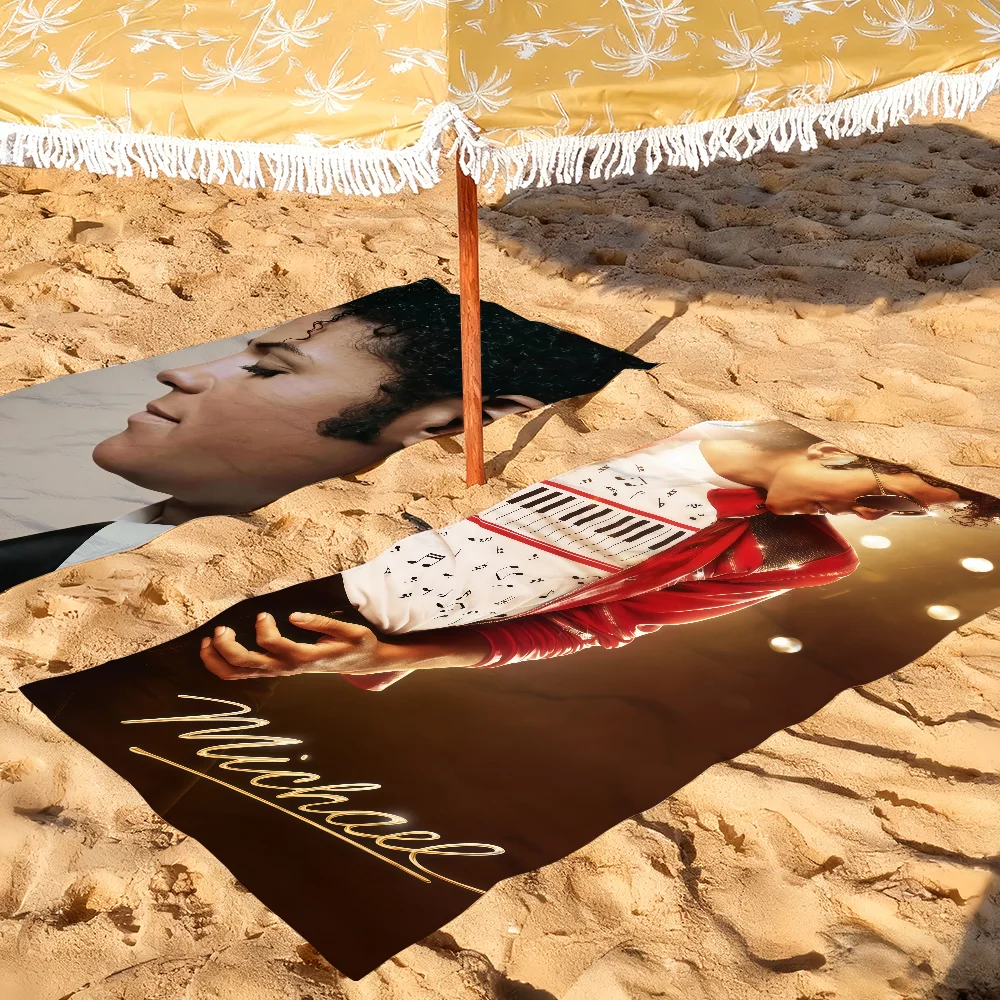 Singer M-Michael J-Jackson Towel Towels For Beaches Yoga Studios Gyms Hot Springs Swimming Pools And Picnics