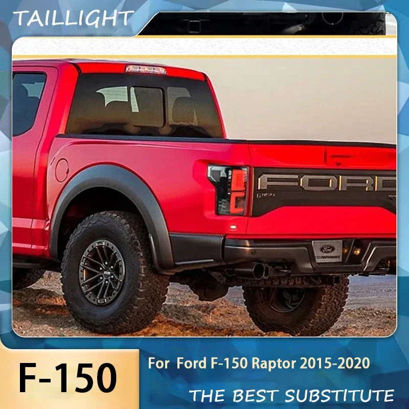 Taillight Assembly for Ford F-150 2015 2016 2017 2018 2019 2020 F150 LED running light brake light turn signal reverse light