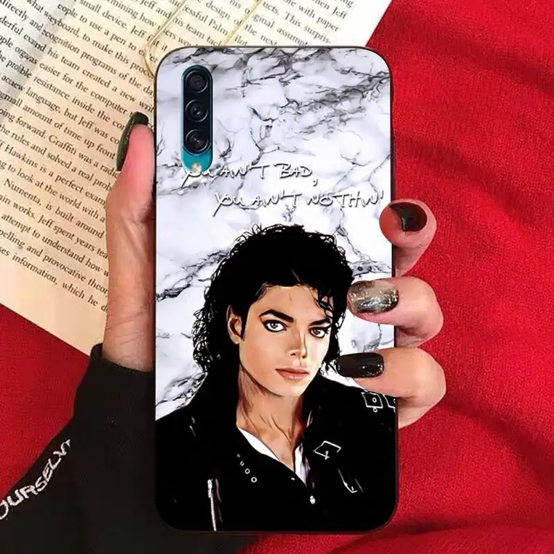 Custodia per telefono Michael Jackson Hot Singer per Samsung A51 01 50 71 21S 70 31 40 30 10 20 S E 11 91 A7 A8 2018