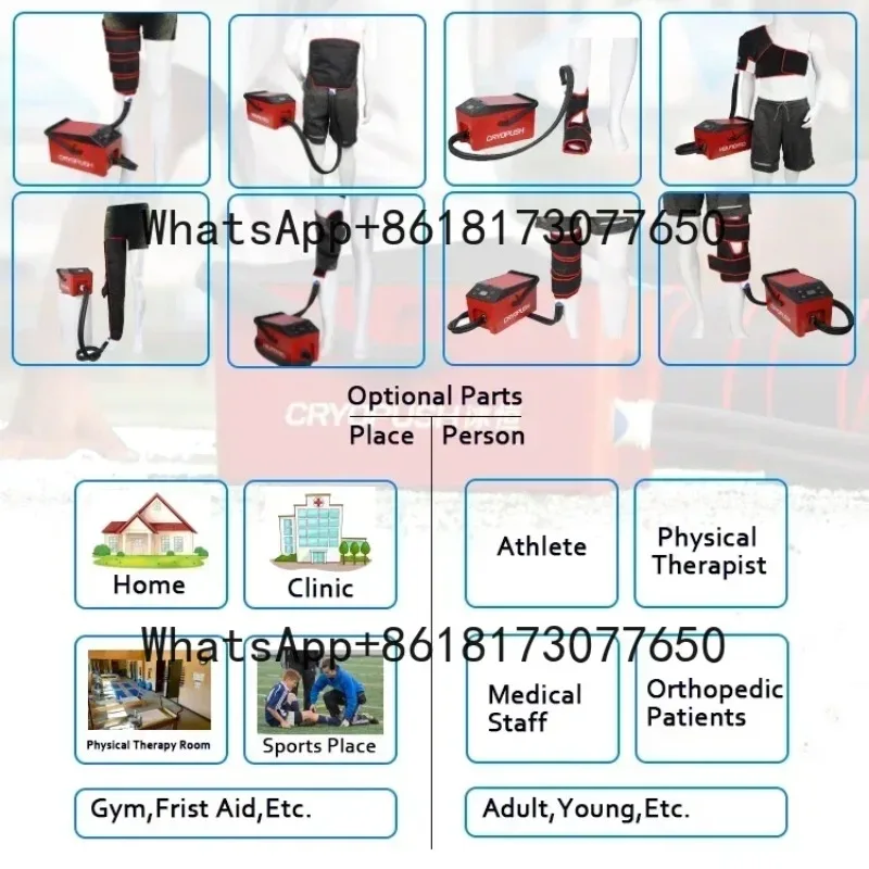 

Good Price Knee Cryo Recovery Ice Cold Compression Therapy Physical Therapy System Machine
