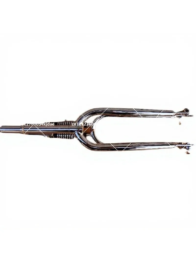 26 Inch Retro Double Spring Shock-Absorbing Front Fork Beach Cruiser Bicycle Accessories 25.4x28.6mm
