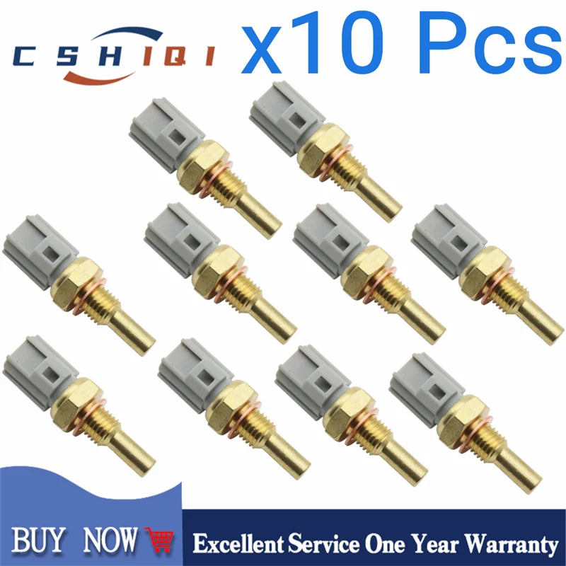 

B593-18-840 10Pcs Coolant Water Temperature Temp Sender Sensor For Mazda 2 3 5 6 121 323 626 CX-5 CX-7 RX-8 Demio MPV Premacy