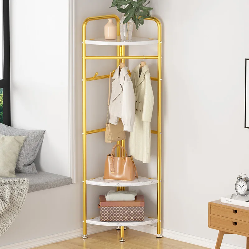

Simple hanger corner hats bedroom floor multi-functional drying rack indoor home balcony vertical hanger