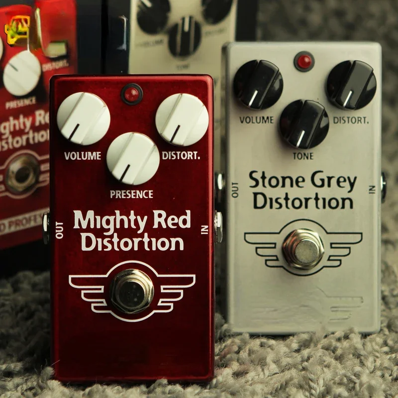 

Red Distortion High Gain Rock Heavy Metal New School Guitar Stompbox