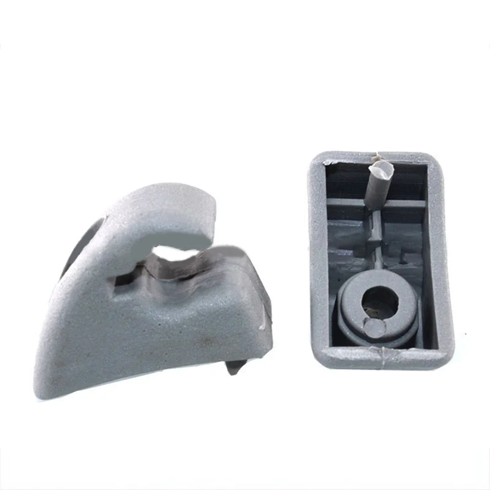 2Pcs Sun Visor Clips For CHERY QQ QQ3 Mount Bracket Holder Car Buckles Clips Gray Auto Sun Visor Support Clip Retainer Hook