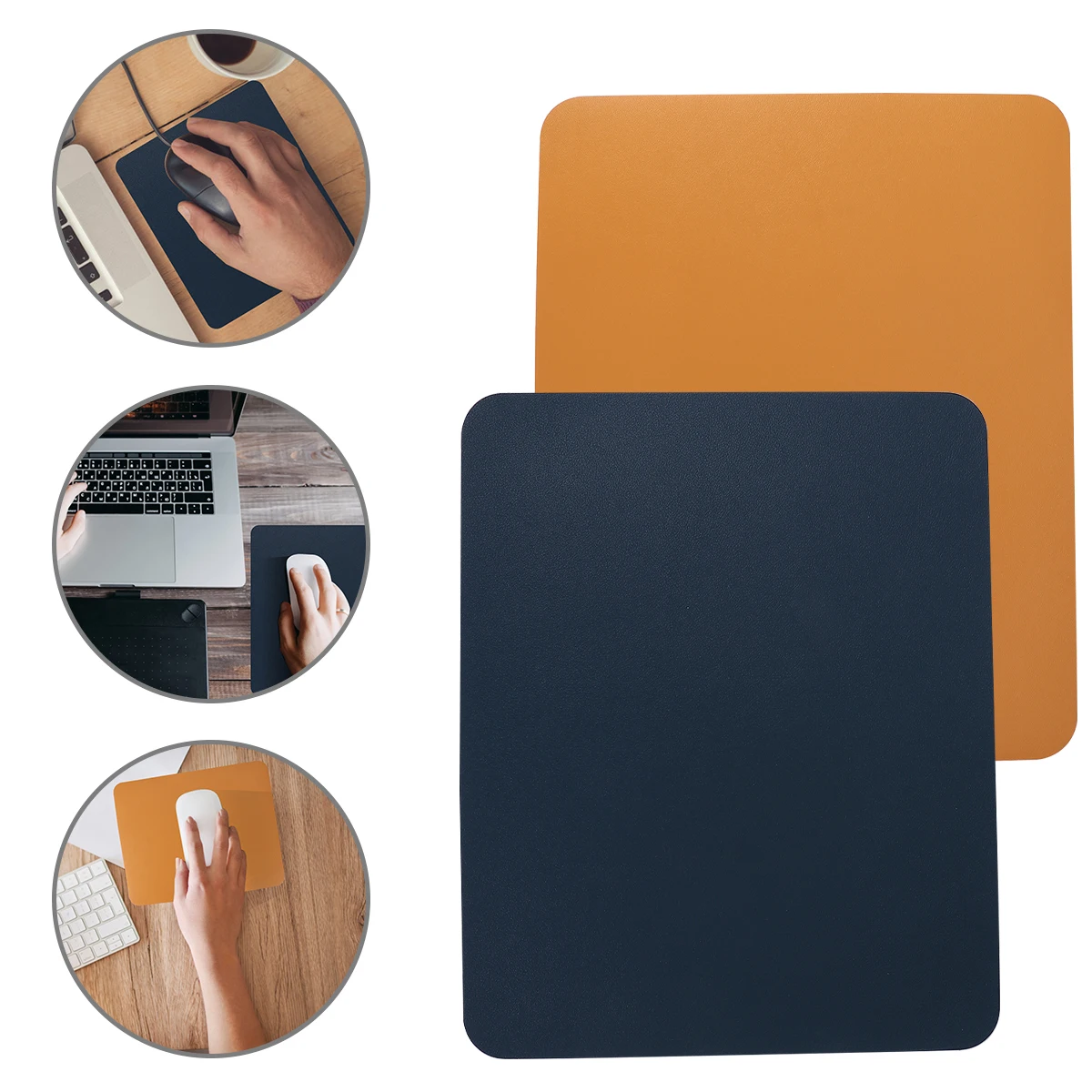 

2 Pcs Mouse Pad Set Table Cushion Desk Mat Pads Rgb Speed Computer Mats for Laptop