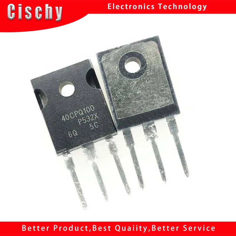 5pcs/lot 40CPQ100 40CPQ100OBF TO-247 Schottky diode original In Stock