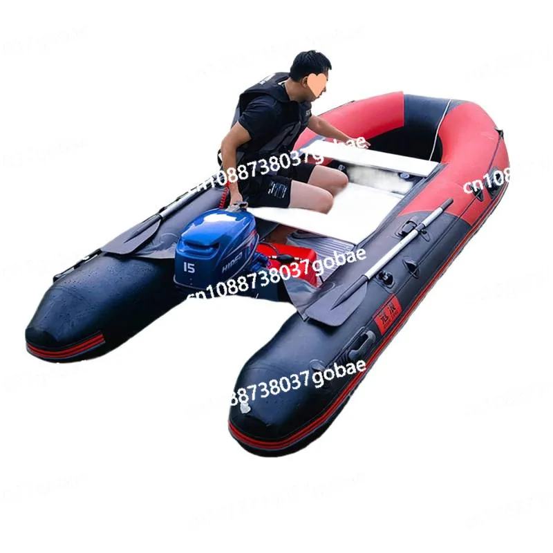 

Rubber boat thickened fishing boat, wear-resistant hard bottom kayak, folding inflatable boat