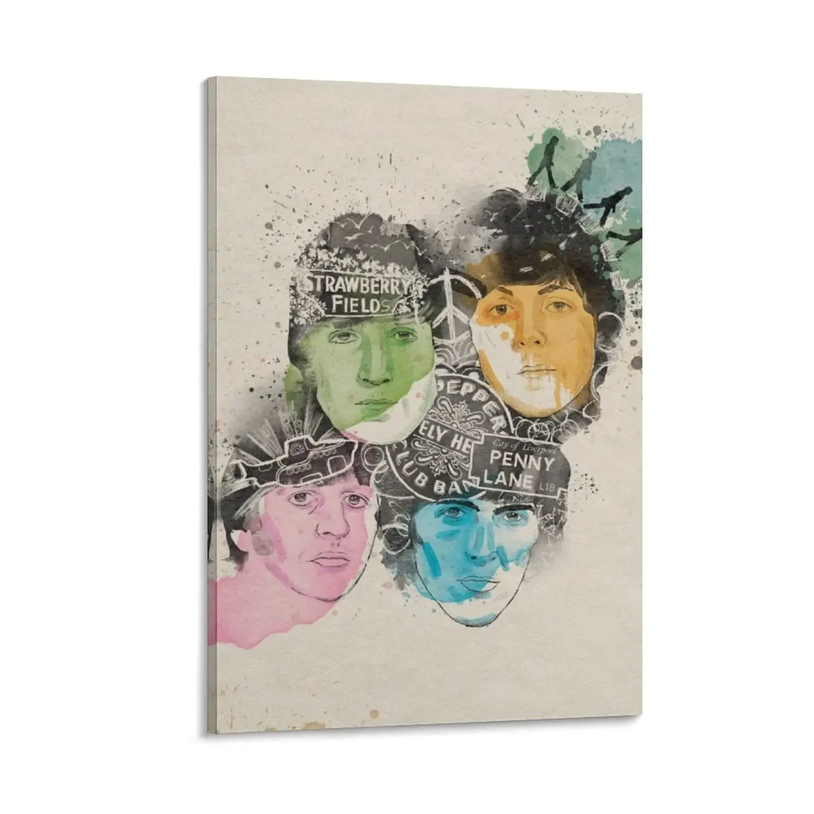 

Lonely Hearts Club Band Canvas Painting room decoration decor Home decoration