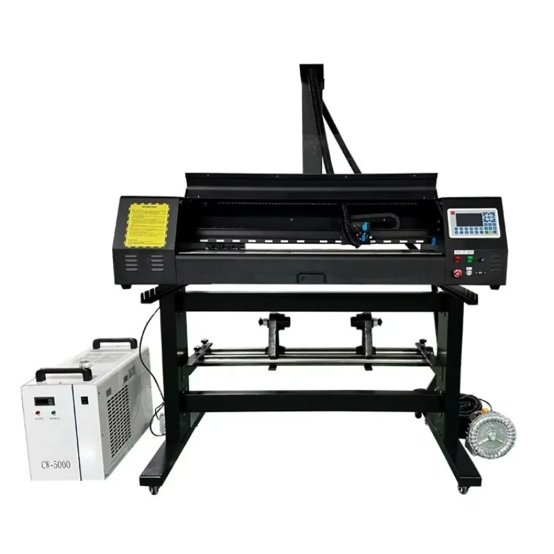 S+ High CO2 50W Heat Transfer Vinyl Laser Cutting Machine Sticker Film Cutting Laser Plotters for Clothes
