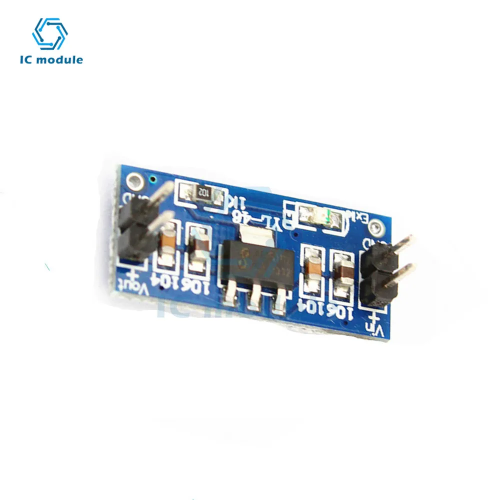 SMD AMS1117 DC-DC Step Down Buck Converter Power Supply Module DC 4.75-12V to 1.2V 1.5V 1.8V 2.5V 3.3V for Arduino