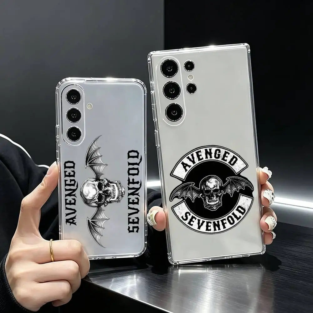 Avenged S-Sevenfold Band  Phone Case Transparent Silicone Soft For Samsung S25,S24,S21,S22,S23,S30,Ultra,S20,Plus,Fe