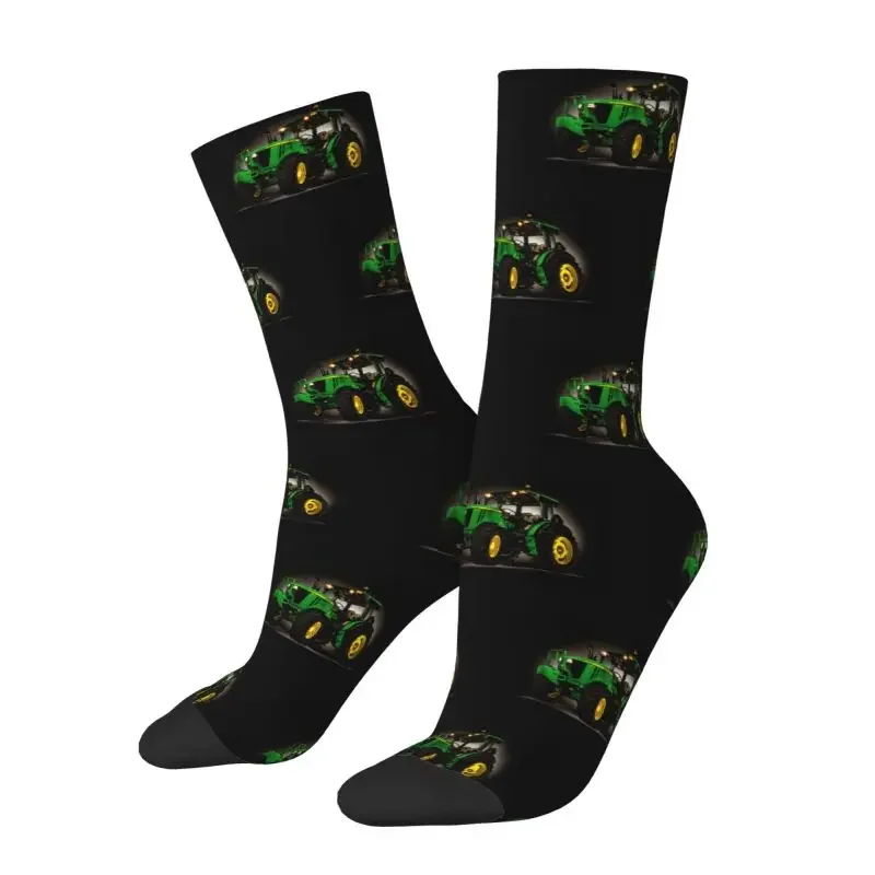 Kawaii Tractor Socks Women Men Warm 3D Printing Sports Football Socks