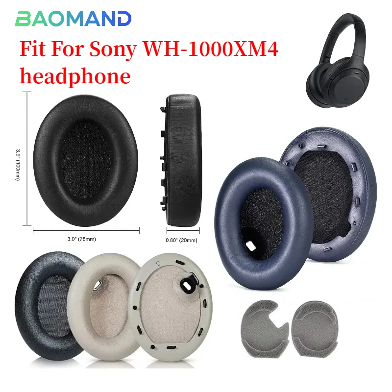 

Replacement Ear pads for Sony WH-1000XM4 Headphones Ear Cushions Earpads headset Earmuff