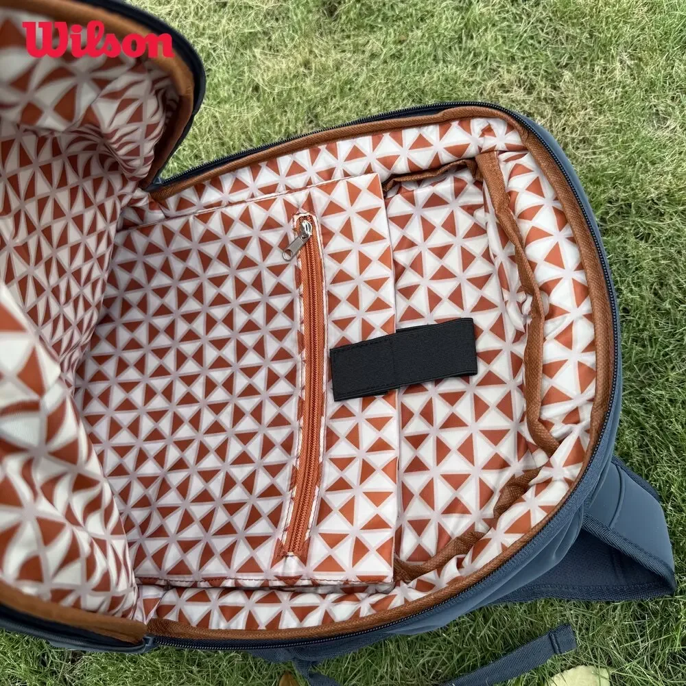 Wilson Tennis Backpack French Open Joint Multi-Functional Large Capacity Professional Shoulder Sports Backpack For Men and Women